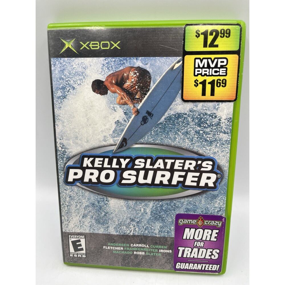 Kelly Slater's Pro Surfer (Microsoft Xbox, 2002) Complete In Box